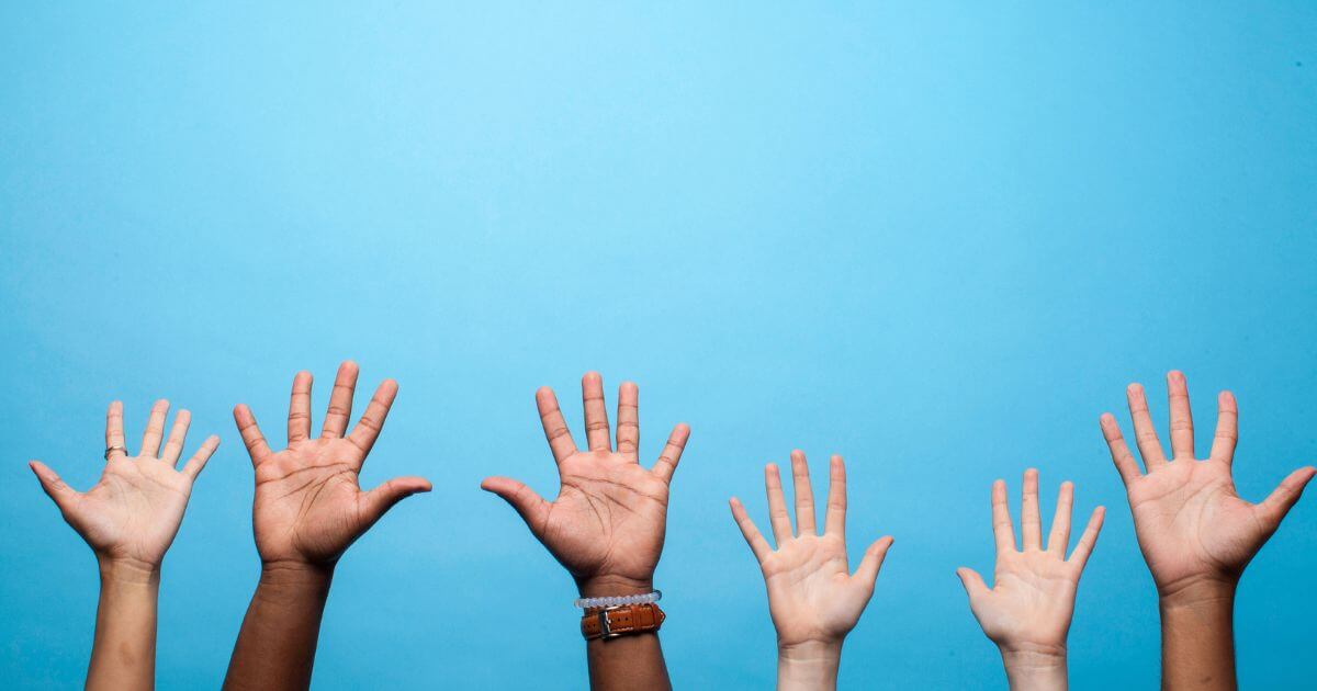 What is the five-finger prayer?