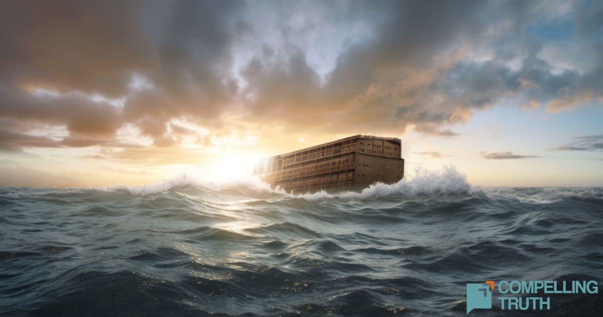 How long were Noah and his family on the ark?