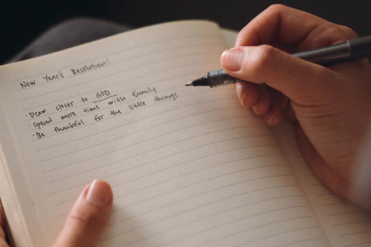 What type of New Year's resolutions are appropriate for Christians?