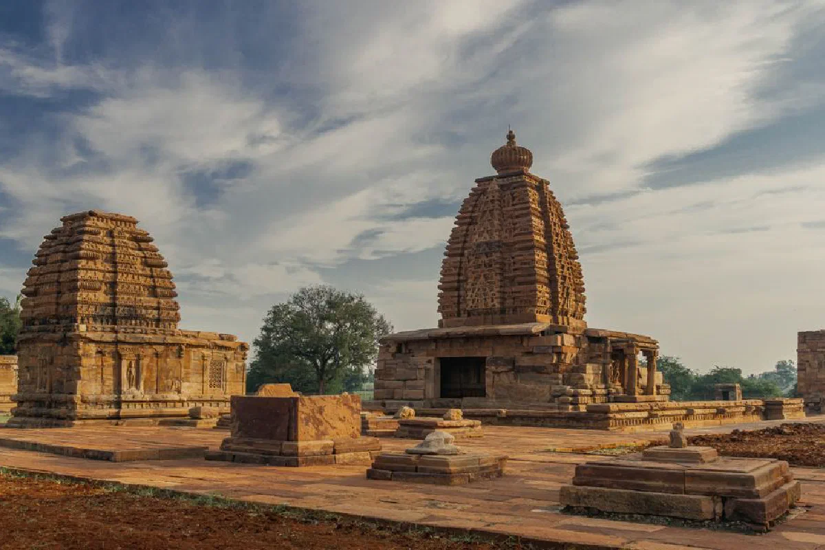 Explore the stunning ancient temples of Pattadakal, a UNESCO World Heritage site in Karnataka, India.