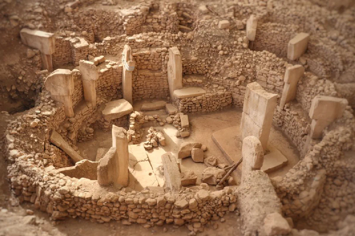 Explore the ancient ruins of Göbekli Tepe, a prehistoric archaeological site in Turkey.