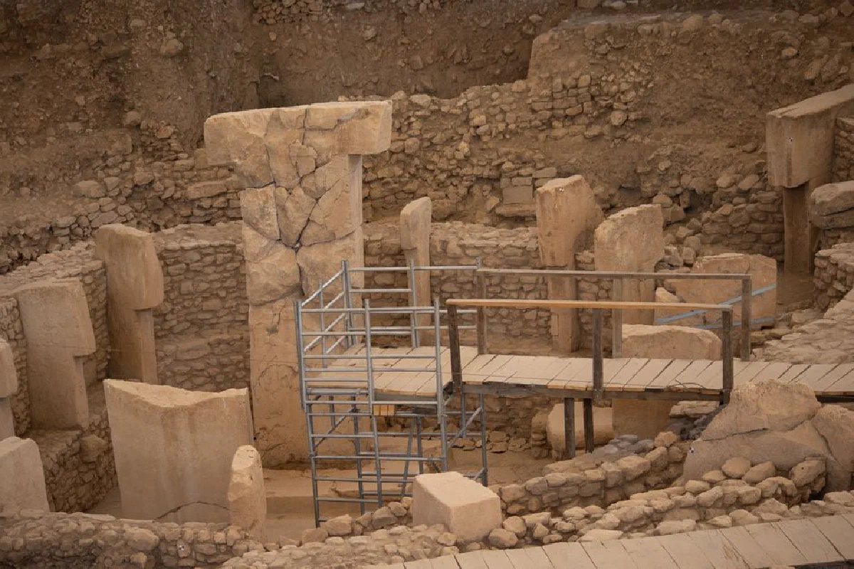 Explore the ancient stone circle at Göbekli Tepe, a prehistoric archaeological site in Şanlıurfa, Türkiye.